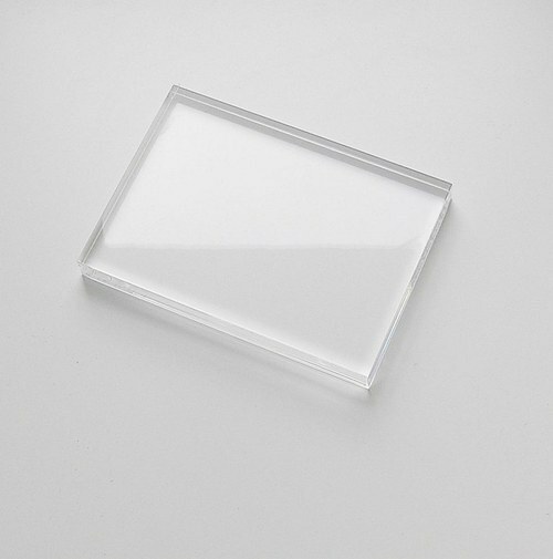 Bloček pro silikonová razítka  4 x 3 cm