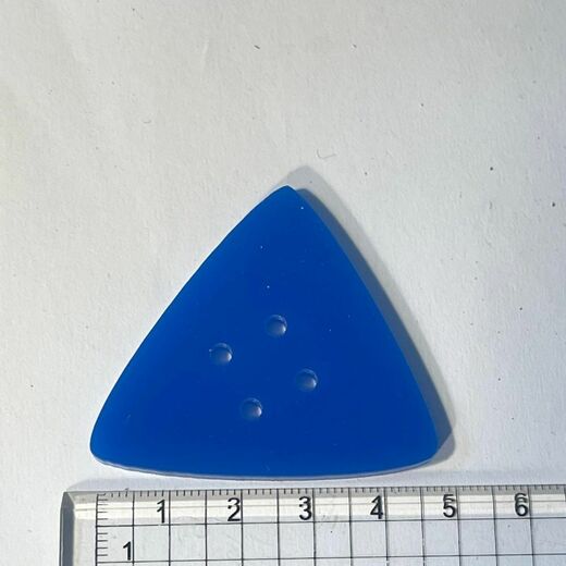 Knoflík trojúhelník tmavomodrý ViolaArt
