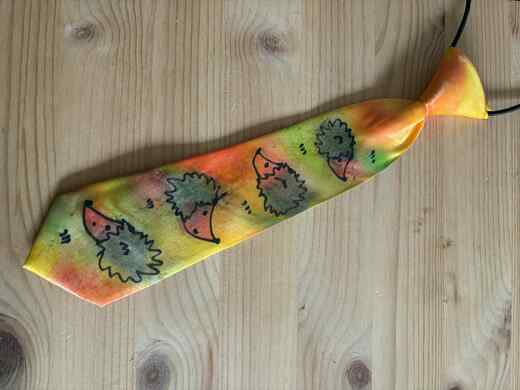 Kravata dětská ježci