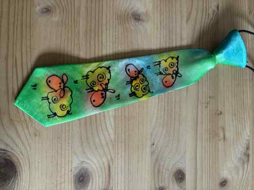 Kravata dětská ovečky