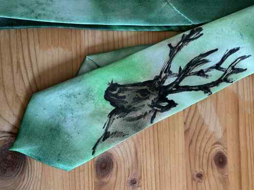 Kravata jelení hlava 1