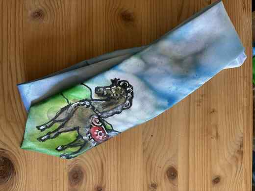 Kravata mytický kůň