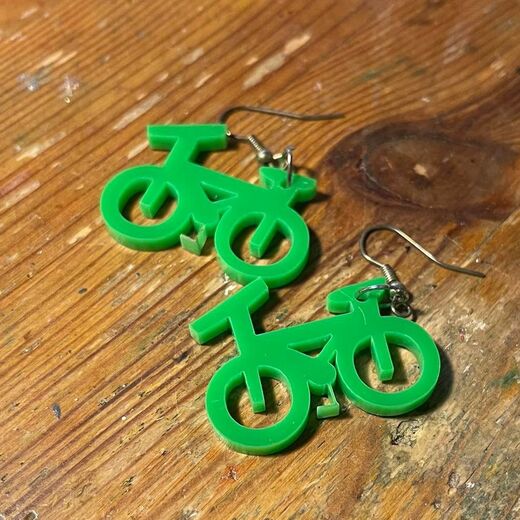Pro cyklisty - náušnice ViolaArt