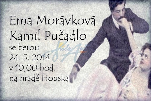 Svatební, oznámení , pozvánka - Líbám ručku vám 1.jpg